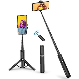 ATUMTEK Selfie Stick Tripod, Extendable 3 in 1 Aluminum Selfie Stick